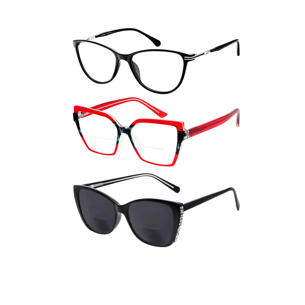 cat-eye reading-glasses #291 - multicolor